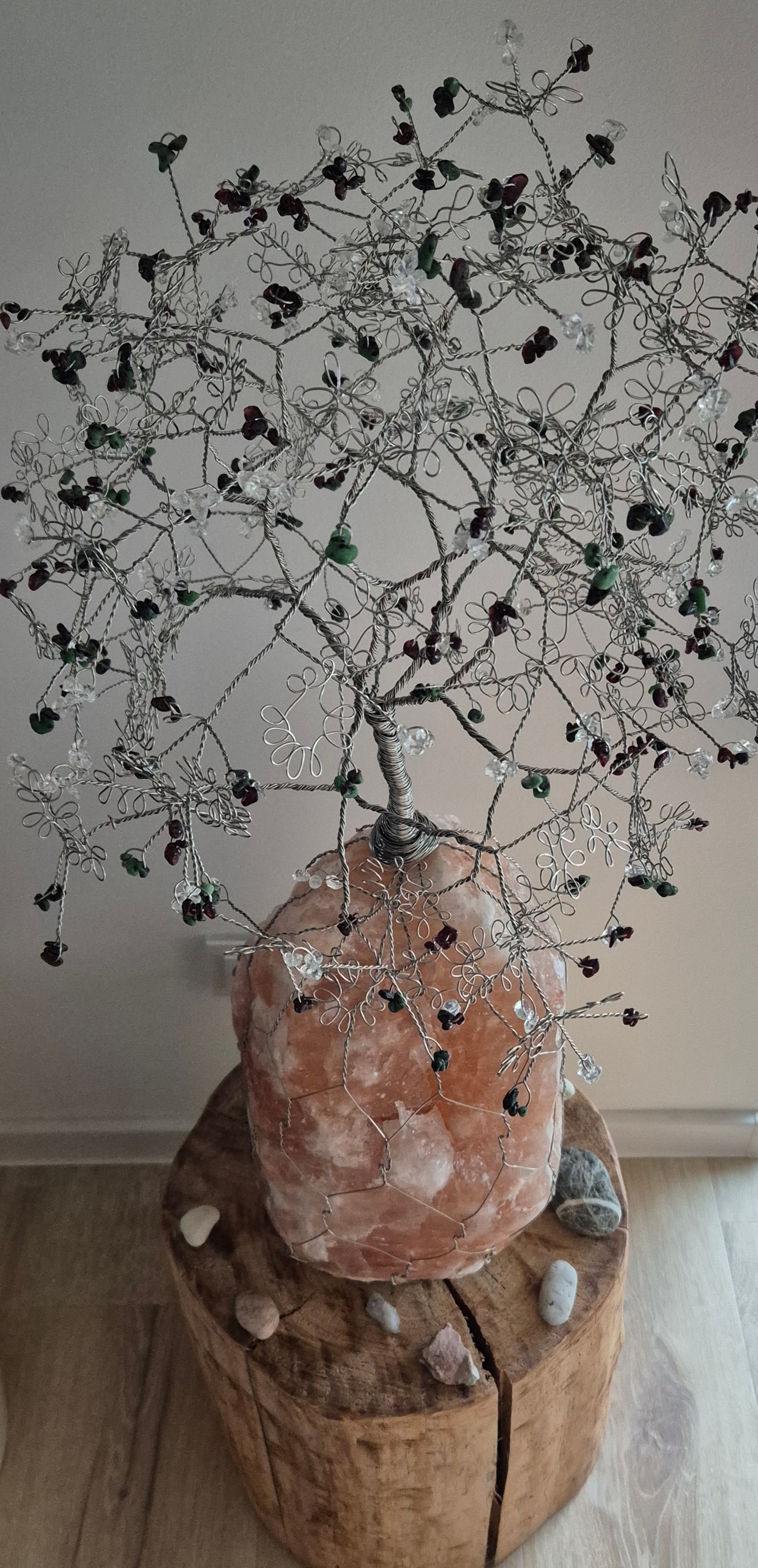 18 kg solná lampa se stromem - 74cm